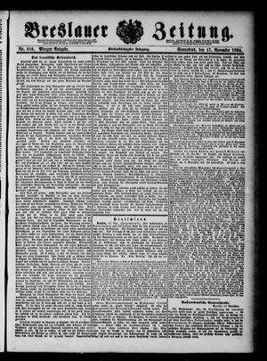 Breslauer Zeitung vom 17.11.1894