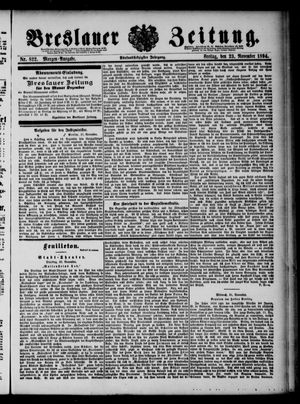Breslauer Zeitung vom 23.11.1894