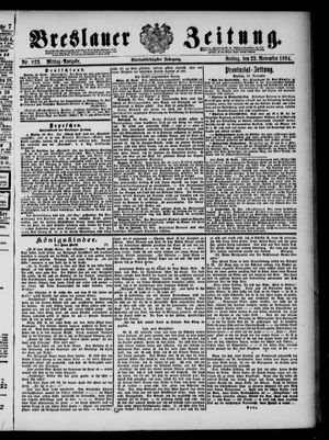 Breslauer Zeitung vom 23.11.1894