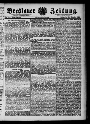 Breslauer Zeitung vom 23.11.1894