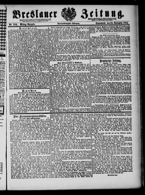 Breslauer Zeitung vom 24.11.1894