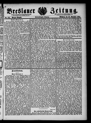 Breslauer Zeitung vom 28.11.1894