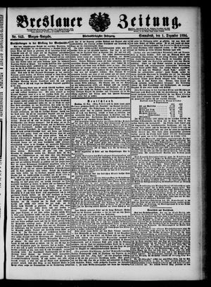 Breslauer Zeitung vom 01.12.1894