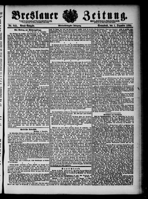 Breslauer Zeitung vom 01.12.1894