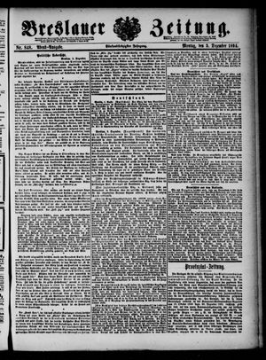 Breslauer Zeitung vom 03.12.1894