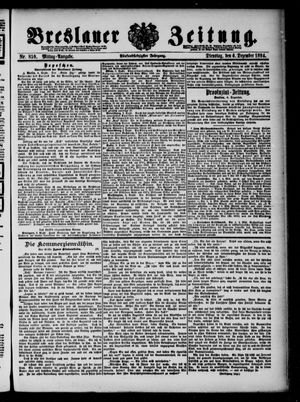 Breslauer Zeitung vom 04.12.1894