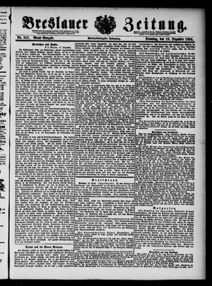 Breslauer Zeitung vom 18.12.1894