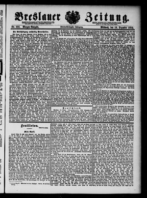 Breslauer Zeitung vom 19.12.1894