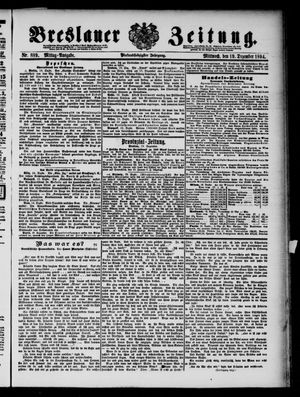 Breslauer Zeitung vom 19.12.1894