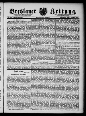 Breslauer Zeitung vom 05.01.1895