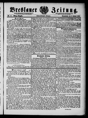 Breslauer Zeitung on Jan 5, 1895