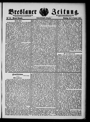 Breslauer Zeitung vom 06.01.1895