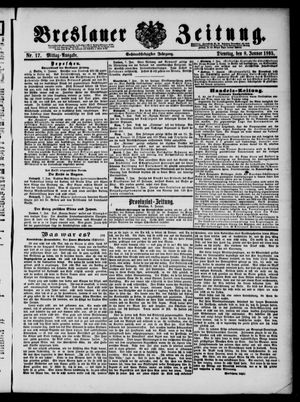 Breslauer Zeitung vom 08.01.1895