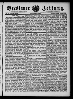 Breslauer Zeitung on Jan 9, 1895