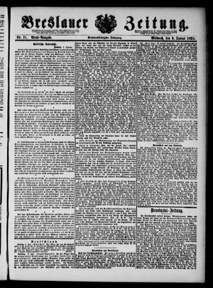 Breslauer Zeitung vom 09.01.1895