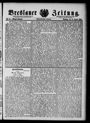 Breslauer Zeitung vom 13.01.1895