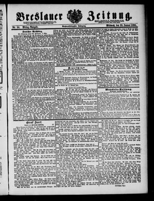 Breslauer Zeitung vom 23.01.1895