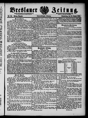 Breslauer Zeitung vom 24.01.1895