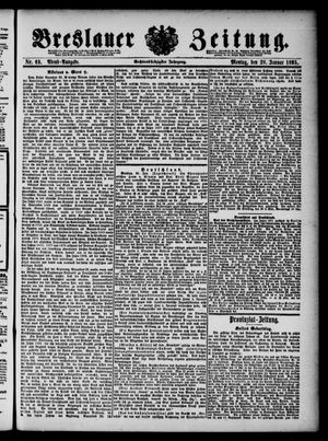 Breslauer Zeitung on Jan 28, 1895