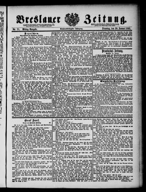 Breslauer Zeitung vom 29.01.1895