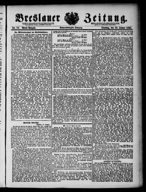 Breslauer Zeitung on Jan 29, 1895