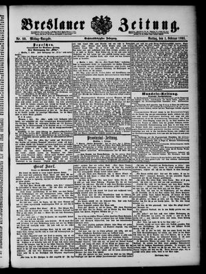 Breslauer Zeitung vom 01.02.1895