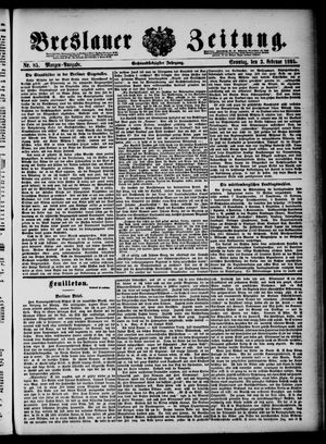 Breslauer Zeitung vom 03.02.1895