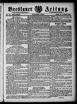 Breslauer Zeitung vom 15.02.1895