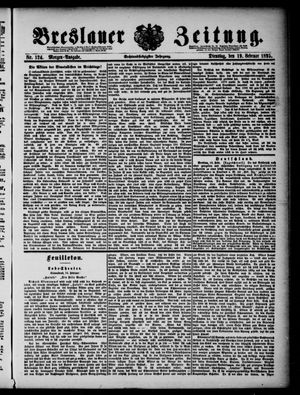 Breslauer Zeitung on Feb 19, 1895