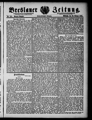 Breslauer Zeitung on Feb 20, 1895