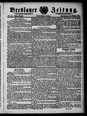 Breslauer Zeitung on Feb 28, 1895