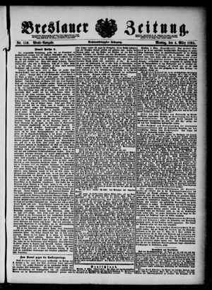 Breslauer Zeitung on Mar 4, 1895