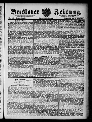 Breslauer Zeitung on Mar 21, 1895