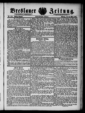 Breslauer Zeitung vom 25.03.1895