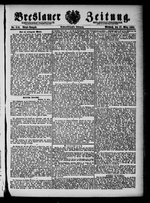 Breslauer Zeitung vom 27.03.1895