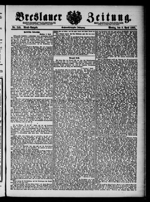 Breslauer Zeitung vom 08.04.1895
