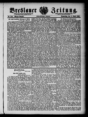 Breslauer Zeitung vom 11.04.1895