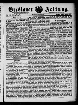 Breslauer Zeitung vom 17.04.1895