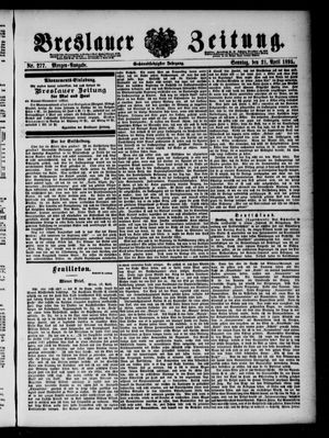 Breslauer Zeitung on Apr 21, 1895