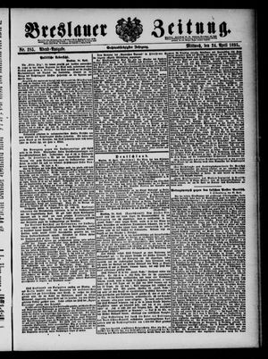Breslauer Zeitung on Apr 24, 1895