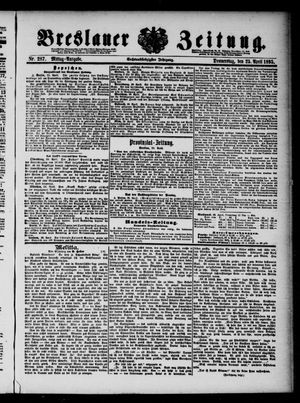 Breslauer Zeitung vom 25.04.1895