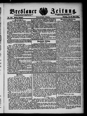 Breslauer Zeitung vom 30.04.1895