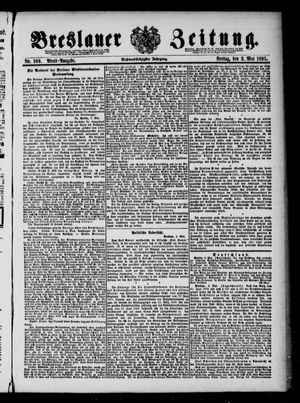 Breslauer Zeitung on May 3, 1895