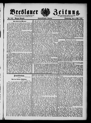 Breslauer Zeitung on May 9, 1895
