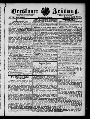 Breslauer Zeitung on May 11, 1895