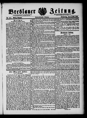 Breslauer Zeitung on May 16, 1895