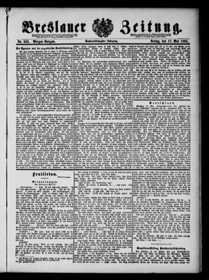 Breslauer Zeitung vom 17.05.1895