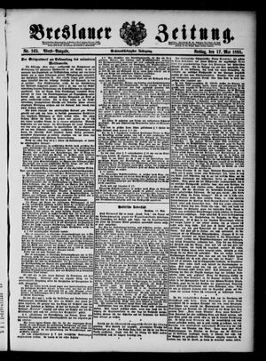 Breslauer Zeitung on May 17, 1895