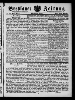Breslauer Zeitung on May 20, 1895