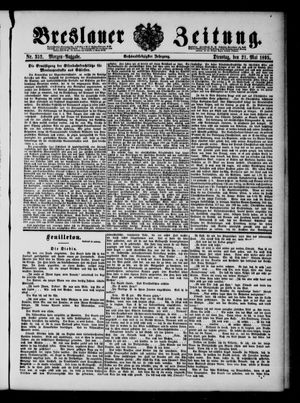 Breslauer Zeitung on May 21, 1895